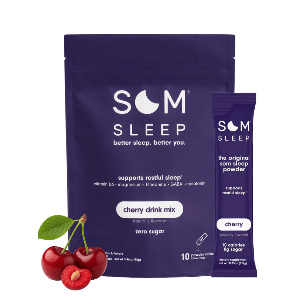Sleep Aid Powder Drink Mix 10 pk - Cherry | Som Sleep