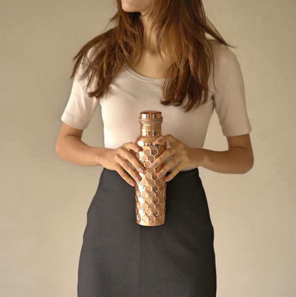 Diamond Copper Bottle (34oz) | Lucky Owl