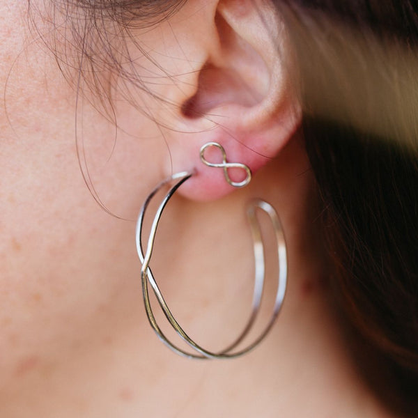 Infinity Hoops | Purpose Jewelry