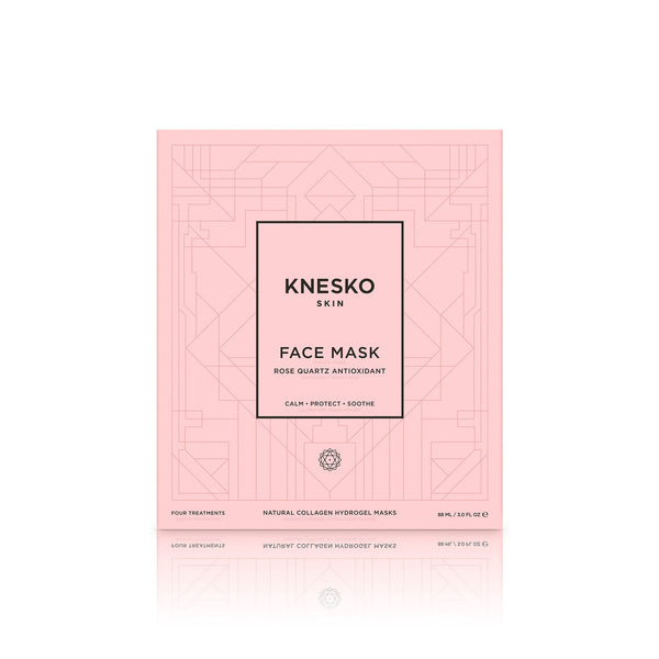 Rose Quartz Antioxidant Face Mask - 4 Pack | Knesko