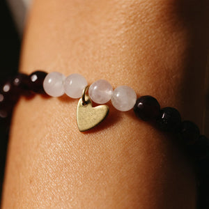 Gemstone Heart Bracelet | Purpose Jewelry