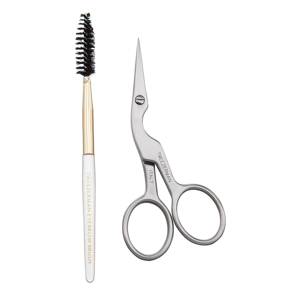 Tweezerman Brow Shaping Scissors & Brush