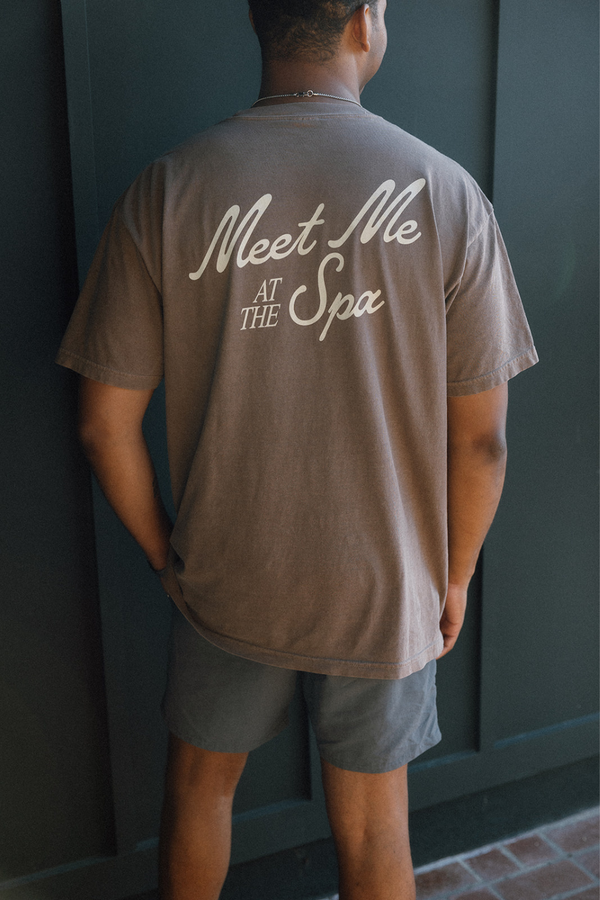 Meet Me At The Spa Retro Unisex T-Shirt | Lucky Owl