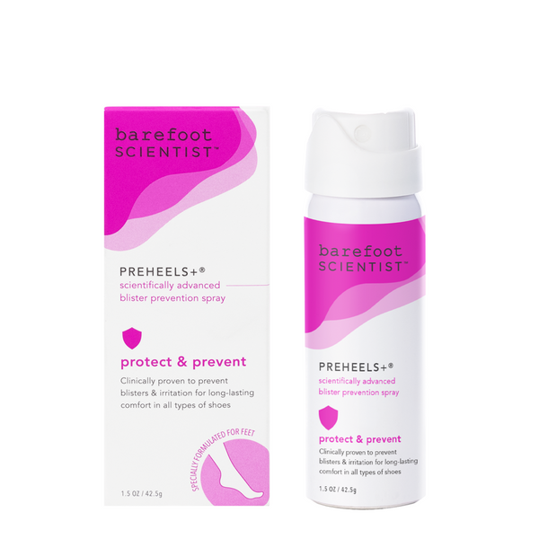 Preheels+ Blister Prevention Spray | Barefoot Scientist