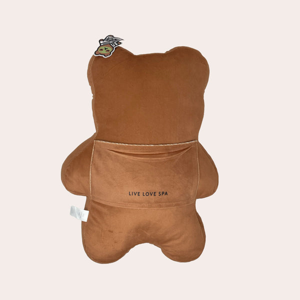 Lounging Spa Bear Plushie | Lucky Owl