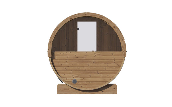 E6W Barrel Sauna - 3 Person | Western Sol