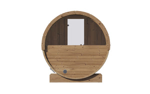 E7W Barrel Sauna - 4 Person | Western Sol