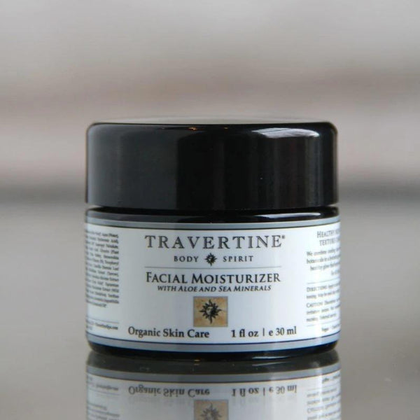 Facial Moisturizer (with Aloe and Sea Minerals) | Travertine Spa