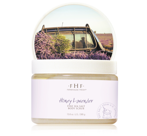 Honey Lavender Fine Sea Salt Body Scrub | Farmhouse Fresh