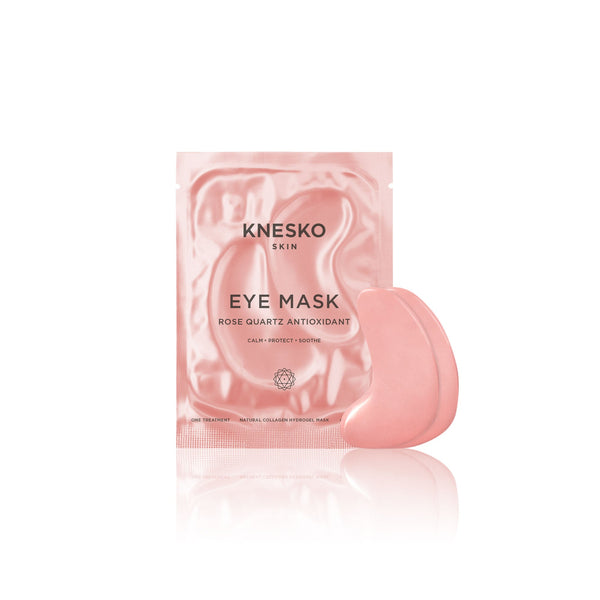 Rose Quartz Antioxidant Eye Mask - Single | Knesko