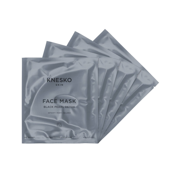 Black Pearl Detox Face Mask - 4 Pack | Knesko