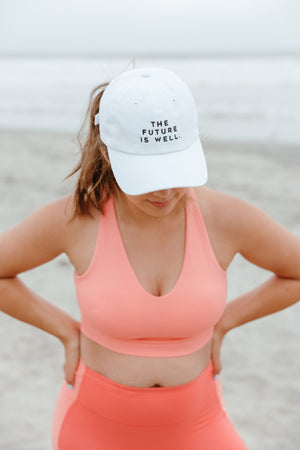 Wellness Month Dad Hat - Future is Well - White | Wellness Month