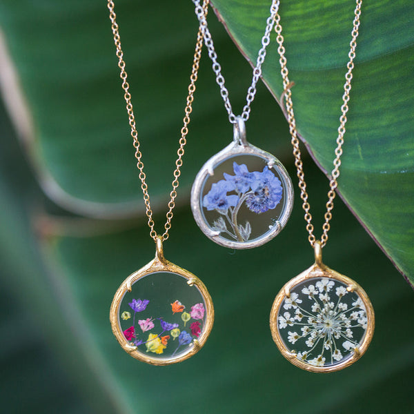 Small Botanical Necklace | Catherine Weitzman Jewelry