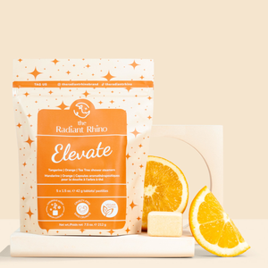 Elevate | Orange Shower Steamers | The Radiant Rhino