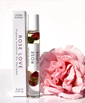 Rose Love Organic Perfume Roll-on | Hydra Bloom