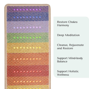 Rainbow Chakra Mat™ Large 7428 Firm - Photon PEMF Inframat Pro® Third Edition | HealthyLine