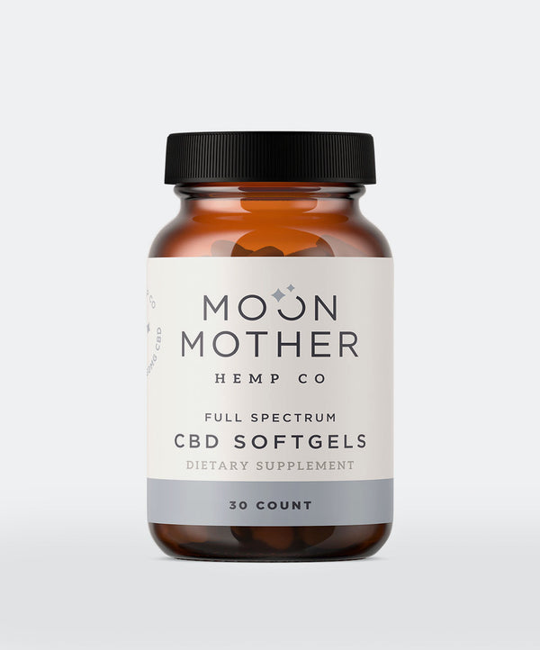 Full Spectrum CBD Soft Gels | Moon Mother Hemp Company