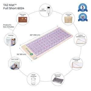 TAJ-Mat™ Full Short 6024 Firm - Photon PEMF InfraMat Pro® | HealthyLine