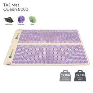 TAJ-Mat™ Queen 8060 Firm - Photon PEMF Split Inframat Pro® | HealthyLine