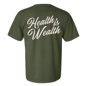 Health Is Wealth T-Shirt | Lucky Owl