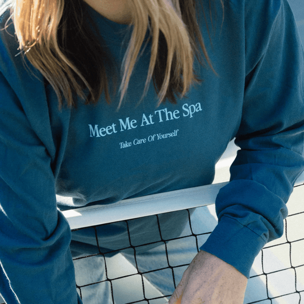 Meet Me At The Spa - Take Care Of Yourself Long Sleeve T-Shirt | Lucky Owl