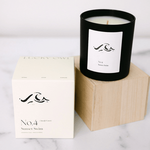 No. 4 Sunset Swim (Amalfi Coast) 8 oz Candle | Lucky Owl