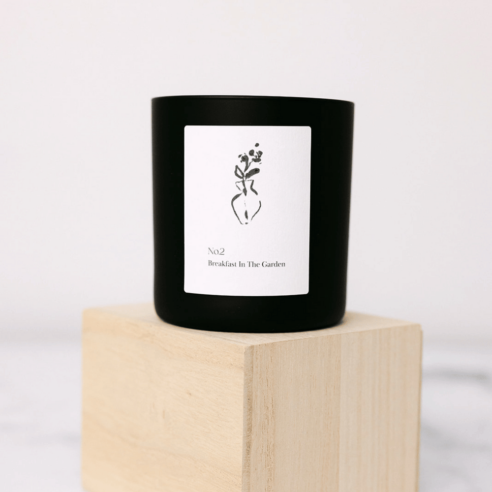 No. 2  Breakfast In The Garden (Swiss Alps) 8 oz Candle | Lucky Owl