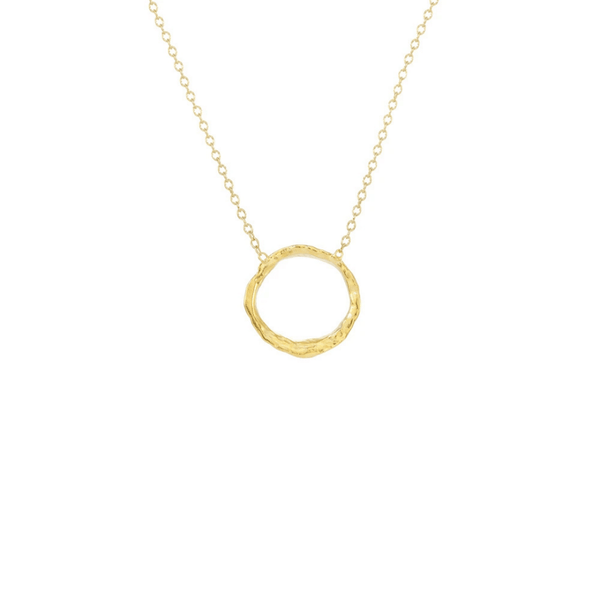 Small Opihi Circle Necklace | Catherine Weitzman Jewelry