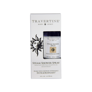 Eucalyptus + Citrus Steam Shower Spray | Travertine Spa