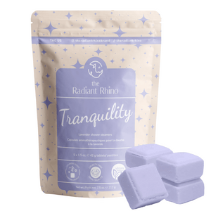 Tranquility | Lavender Shower Steamers | The Radiant Rhino