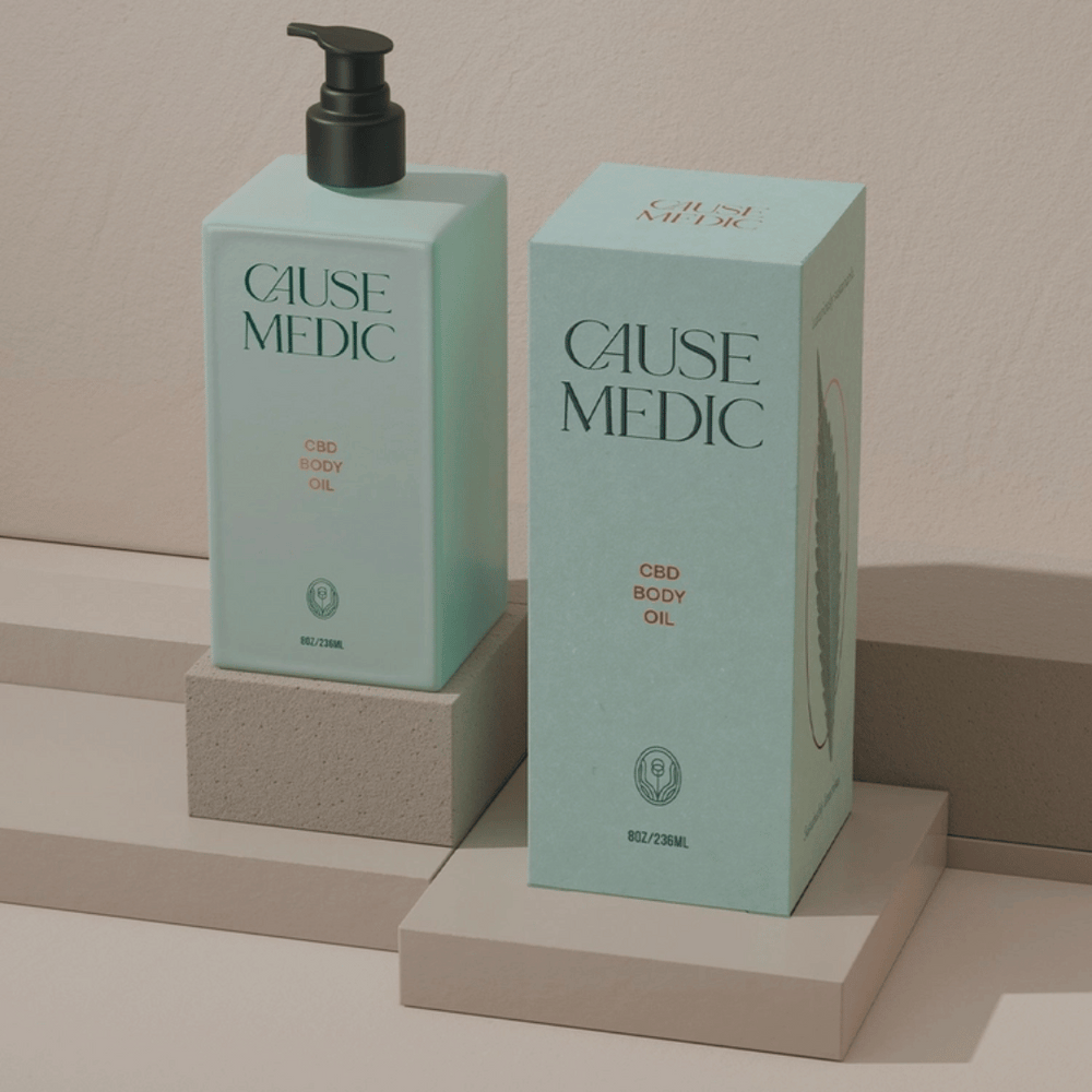 CBD Body & Massage Oil | Cause + Medic