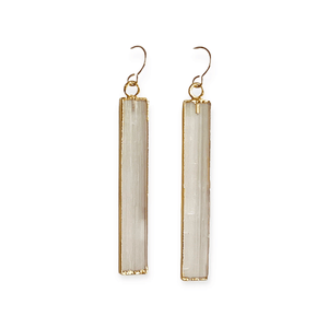 Selenite Earrings | Meghan Bo