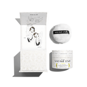 Le Petit Lemon and Bergamot Powder: Deodorant, Body Powder, Dry Shampoo | Madame Lemy