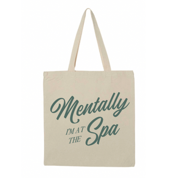 Mentally At The Spa Tote | Lucky Owl