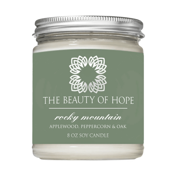 Rocky Mountain 8oz Candle | The Beauty of Hope