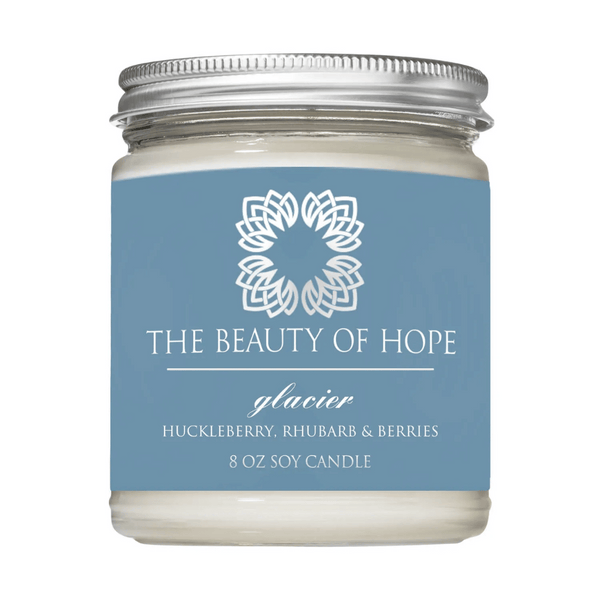 Glacier 8oz Candle | The Beauty of Hope