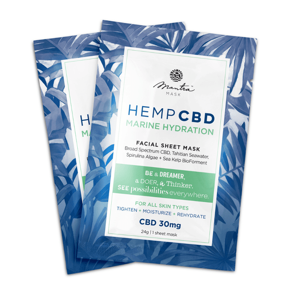 Hemp CBD Marine Hydration Mask | Mantra Mask