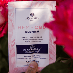 Hemp CBD Blemish Sheet Mask | Mantra Mask