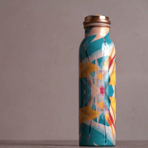 Bird of Paradise Full Wrap Print Copper Bottle (34oz) | Lucky Owl