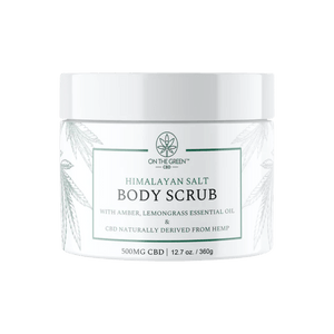 Himalayan Salt  Body Scrub 500mg Broad Spectrum CBD Oil | On The Green