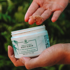 Himalayan Salt  Body Scrub 500mg Broad Spectrum CBD Oil | On The Green