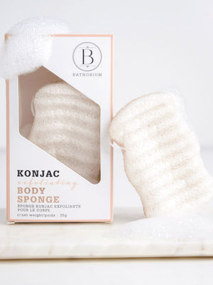 Konjac Walnut Exfoliating Body Sponge | Bathorium