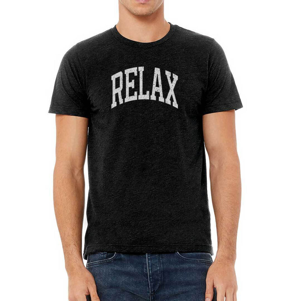 RELAX Collegiate Unisex T-Shirt | Lucky Owl