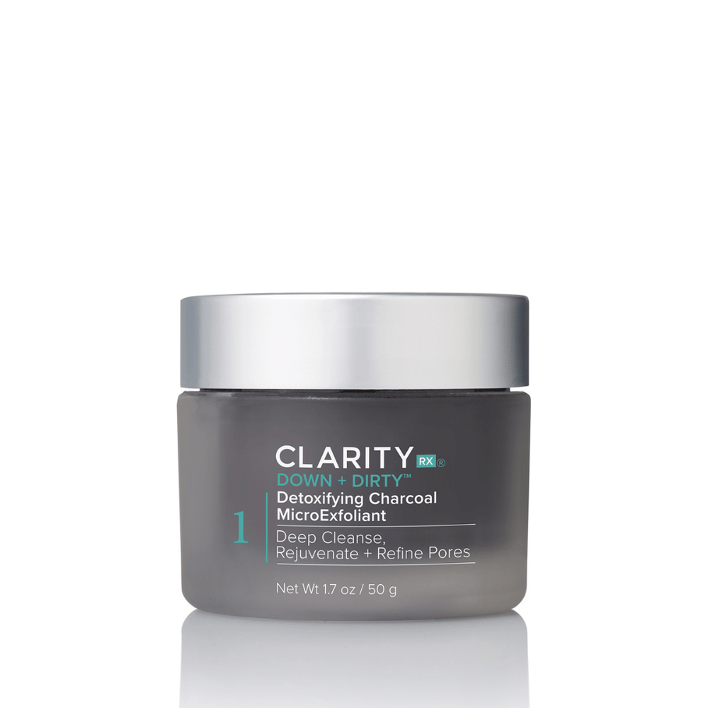 Down + Dirty™ Detoxifying Charcoal MicroExfoliant | ClarityRx