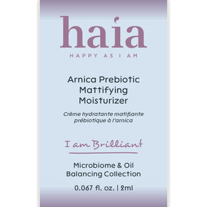 I am Brilliant | 4: Arnica Prebiotic Mattifying Moisturizer | haia