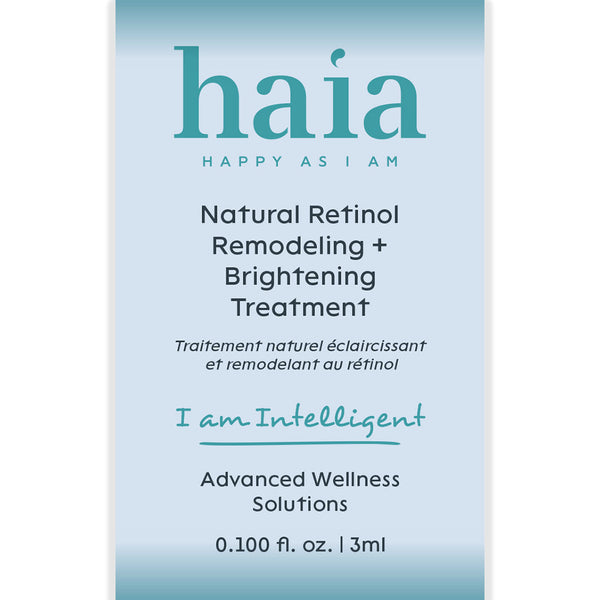 I am Intelligent | Natural Retinol Remolding + Brightening Treatment | haia