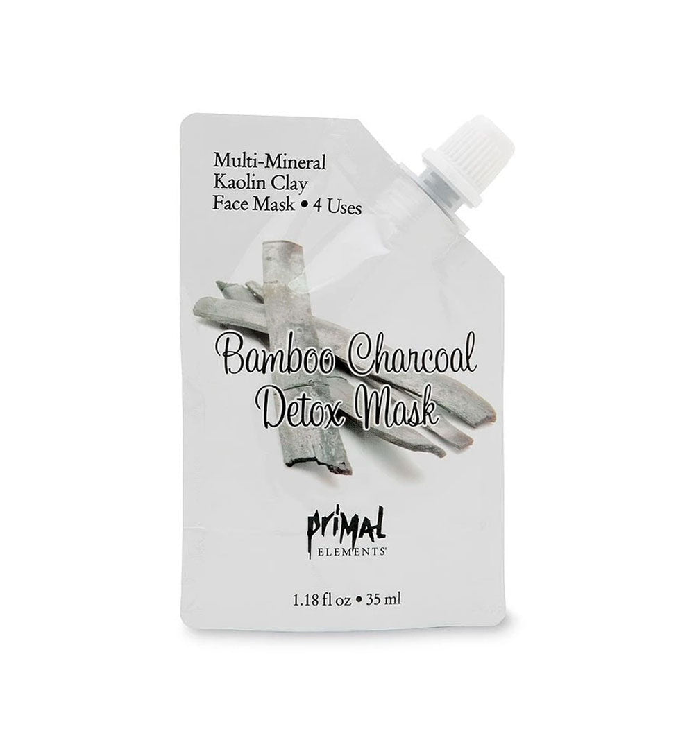 Face Mask - BAMBOO CHARCOAL DETOX | Primal Elements