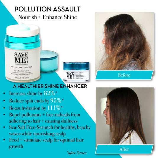 POLLUTION ASSAULT Tip to Root Hair Reboot 0.5 fl oz | Save Me From
