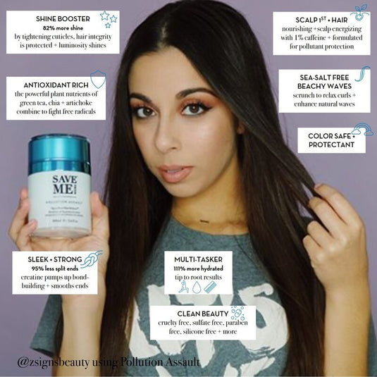 POLLUTION ASSAULT Tip to Root Hair Reboot 0.5 fl oz | Save Me From