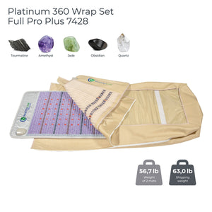 360 Wrap Set™ Platinum & SOFT Full Pro PLUS 7428 - Photon Advanced PEMF InfraMat Pro® | HealthyLine